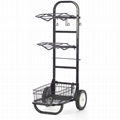 Heavy Duty Rolling Saddle rack cart 