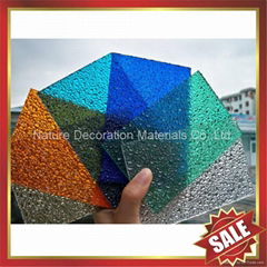 Diamond embossed PC polycarbonate solid sheet sheeting board panel plate