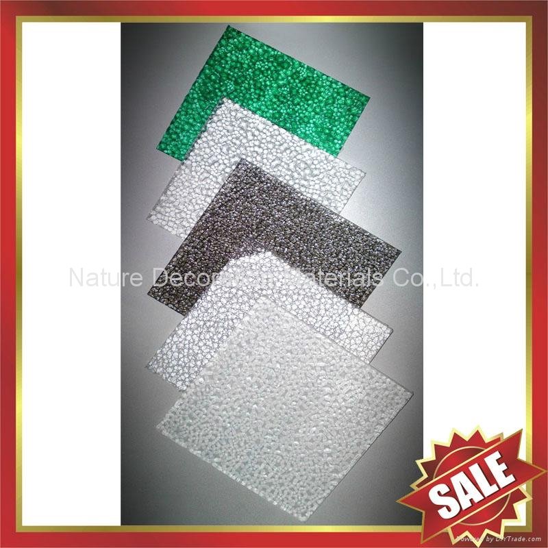 embossed PC polycarbonate solid sheet sheeting plate board panel 2