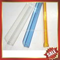 PC polycarbonate U Profile cover edge for solid hollow pc sheet