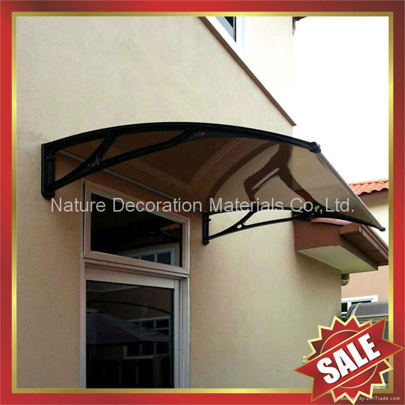 window door diy pc polycarbonate cast aluminum awning awnings canopies canopy 4