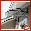 window door pc polycarbonate diy awning canopy canopies with aluminium bracket 