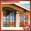 outdoor window door diy pc polylcarbonate rain sunshade awning canopy shelter 5