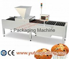 Depositor on continuous running conveyors or on tunnel ovens YUFENG