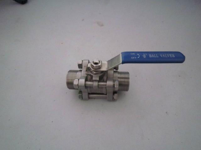 3PC Ball Valve with Male Thread