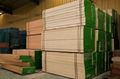 Engineered wood blocks laminated wood