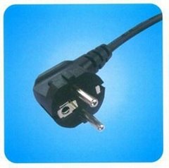 Germany and European Countries Certificated Power Cord Plug (VDE Plug ML-302)