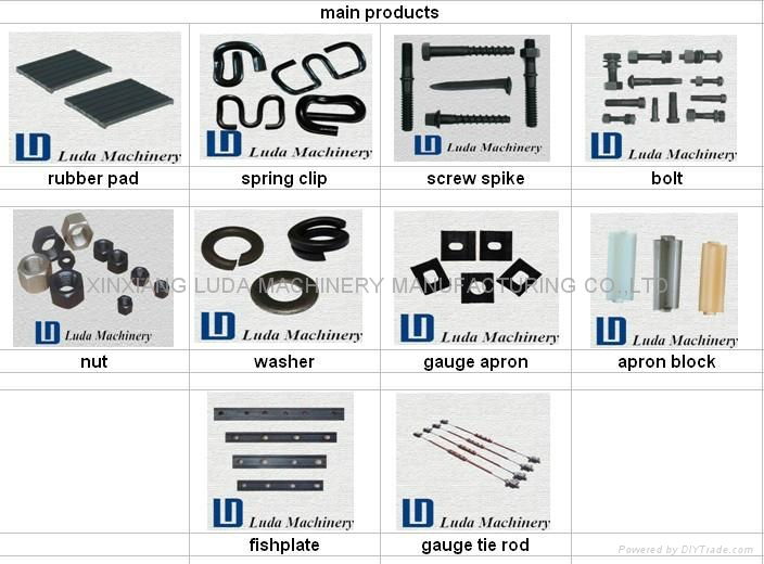 rail track nylon gauge apron block 5