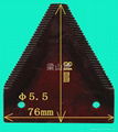 国内常用的收割机刀片 3