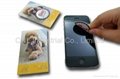 microfiber mobile screen sticky cleaner, customized shape,with logo printing