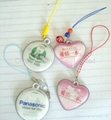 PVC mobile screen wiper keychain gift,customized printing and shape available