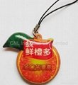 PVC mobile screen cleaner key ring gift,customized printing and shape available