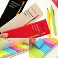 promotion gift sticky memo note with index, customized shape available