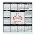 Promotion home decoration magnetic calendar gift, with customized printing