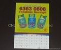 Promotion customized fridge magnetic weekly calendar, good for promotion gift