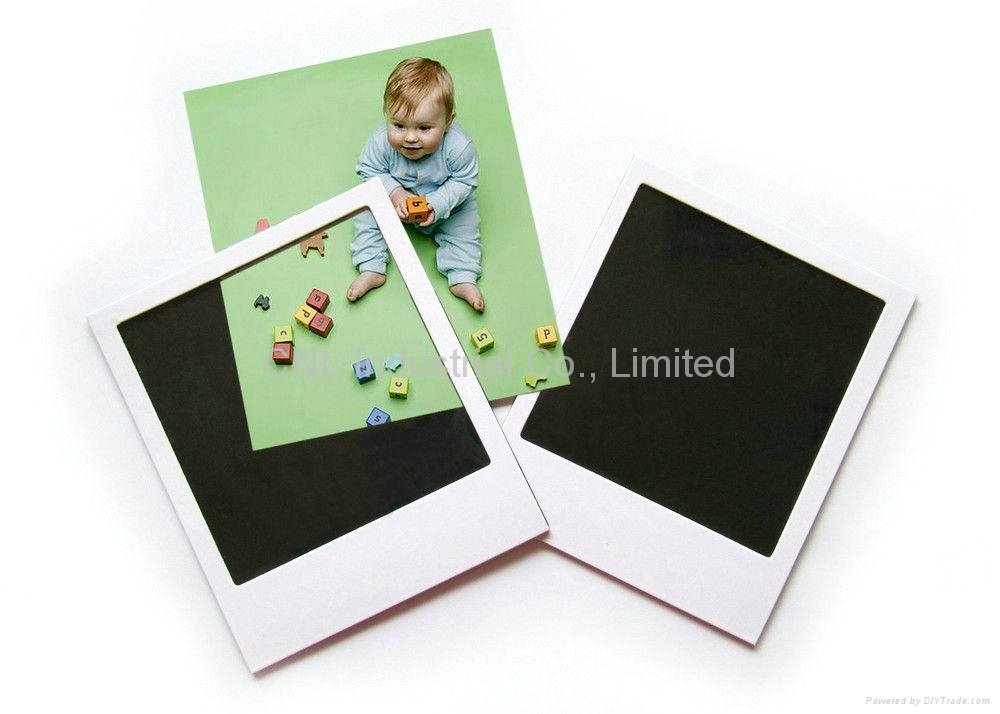 Promotion gifts refrigerator magnet paper picture frame, with customize printing
