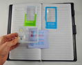 Top Quality Multi-Functional plastic magnetic Bookmark with magnifier glass