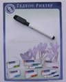 Waterproof magnetic whiteboard with dry erase marker pen with logo printing
