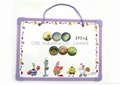 Decorative education gift magnetic drawing board for teching with printing