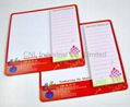 Customized Xmas designadvertising gift magnetic sticky note pad for promotion 4