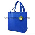 Promotional reinforced non woven handle shopping bag 1