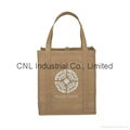 Promotional reinforced non woven handle shopping bag 7