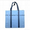 Customized logo printed PP non woven reinforced handle bag