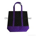 Picture printed non woven strengthening handle bag 1