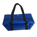 Picture printed non woven strengthening handle bag