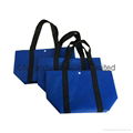 Picture printed non woven strengthening handle bag