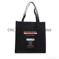 Picture printed non woven strengthening handle bag