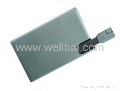 Metal Card USB Flash Drive for Promotional Gift  2