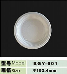 6inch disposable biodegradable  plate