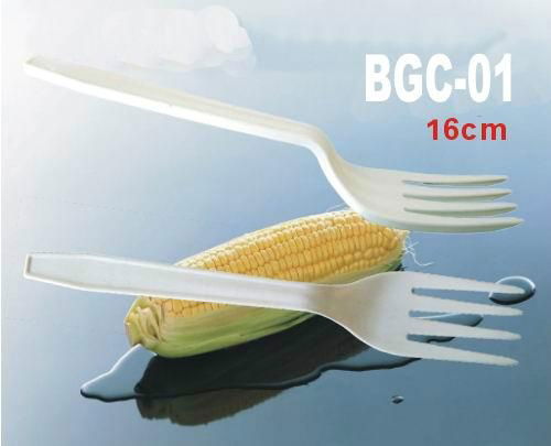 disposable biodegradable  fork 2