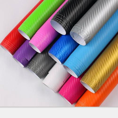 1.52*30m Decorative Self adhesive Vinyl Film 3D Carbon Fiber  2