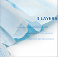 face mask 3 ply disposable with CE,SGS,ISO certification