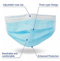 face mask 3 ply disposable with CE,SGS,ISO certification