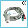 HP one piece 5-lead ECG cable with leadwires 5