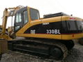 Used excavator caterpillar 330BL 1