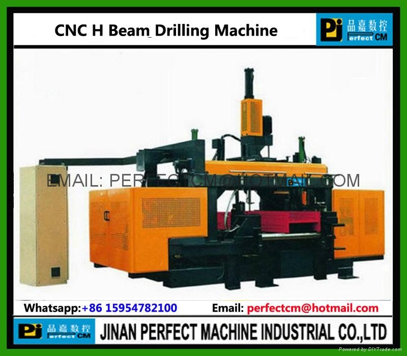 CNC Beams Drilling Line Machine with Band Sawing Line