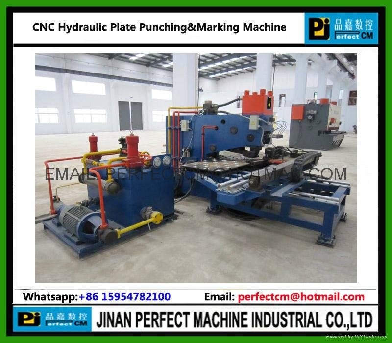 CNC Hydraulic Punching and Marking Machine for Plates
