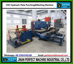 CNC Hydraulic Punching and Marking Machine for Plates