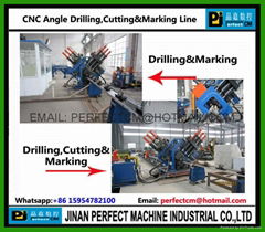 CNC Angle Drilling And Marking Line