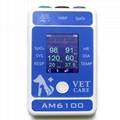 Animal 6multiparameter ecg medical portable Bluetooth patient monitor