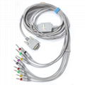 nihon kohden,Schiller, 12 leads ekg cable