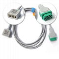 Mindray,Philips,Siemens,Nihon Kohden,Biolight ecg cable