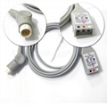 mindray,nihon kohden,Schiller, 12 leads ekg cable