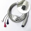 GE ecg cable 5 lead patient monitor ecg trunk cable