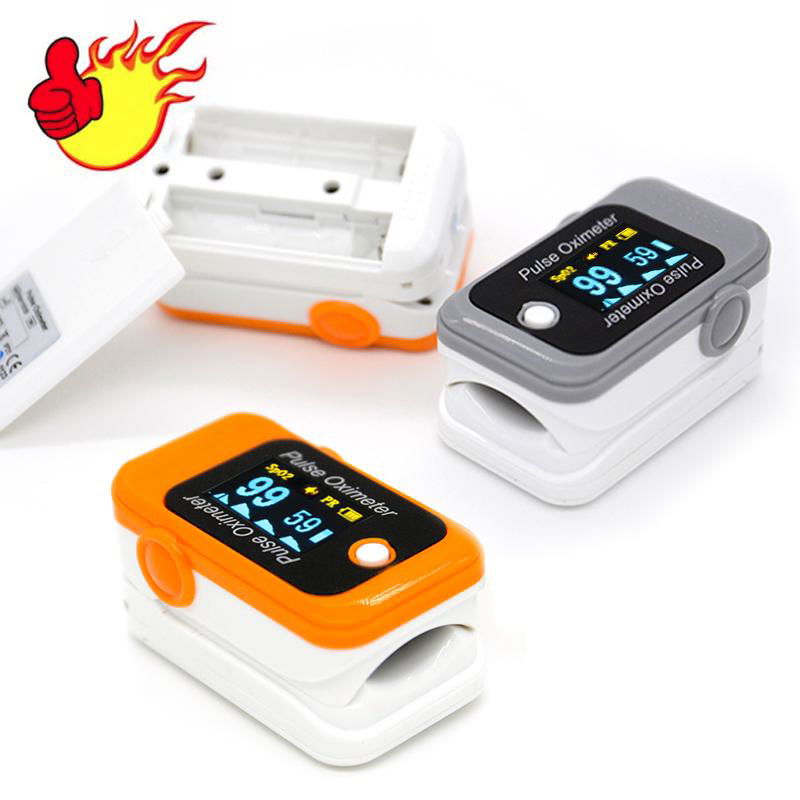 Cheap OLED portable pediatric fingertip pulse oximeter 2