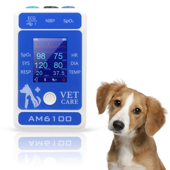 快速到達帶CE認証的動物/獸醫手持式心電圖監視器